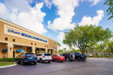 Coral Springs, FL, USA - August 7, 2022: El Marichi Mexican and Spanish Restaurant Coral Springs FL