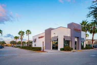 Stuart, FL, USA - August 6, 2022: Chipotle Mexican Grill at Pineapple Commons Stuart FL