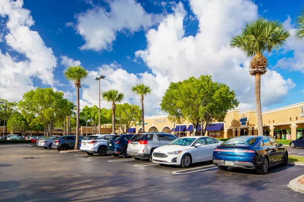 Coral Springs Usa August 2022 Coral Palm Plaza Shopping Cente — Stock Photo, Image