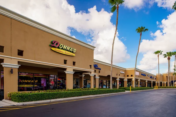 Coral Springs Usa August 2022 Donnas Caribbean Restaurant Coral Springs — 스톡 사진