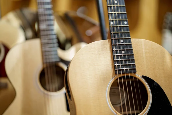 Photo Acoustic Guitars Store — Foto Stock