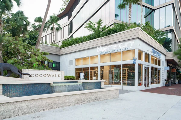 Miami, FL, USA - August 6, 2022: Photo of Blue Mercury Makeup Skincare and Spa at Cocowalk Coconut Grove Miami FL