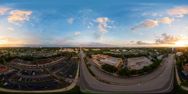 Hollywood Usa August 2022 Aerial 360 Photo Broward County Southern — Stockfoto