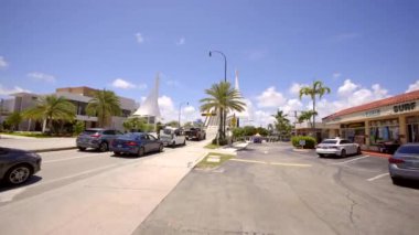 E Atlantic Blvd Bridge opening. 4k gimbal stabilized approach