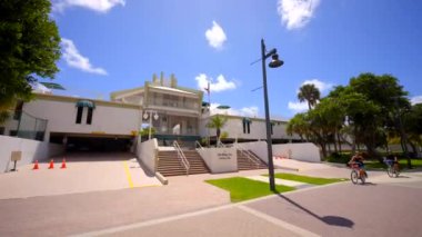 100 Briny Avenue a private club in Pompano Beach FL. 4k motion video