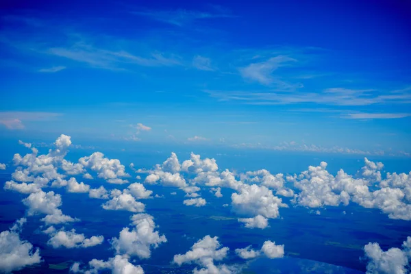 Foto Aérea Nubes Vistas Desde Aviones — Foto de Stock