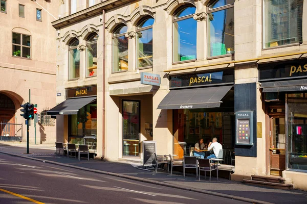 Pascal Café Bakkerij Downtown Oslo Noorwegen — Stockfoto