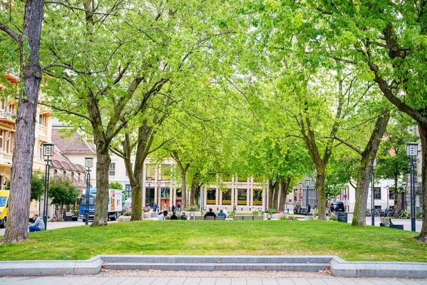 Groene Park Ruimte Het Centrum Van Oslo Noorwegen — Stockfoto