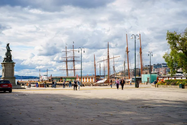 挪威奥斯陆的码头 — 图库照片