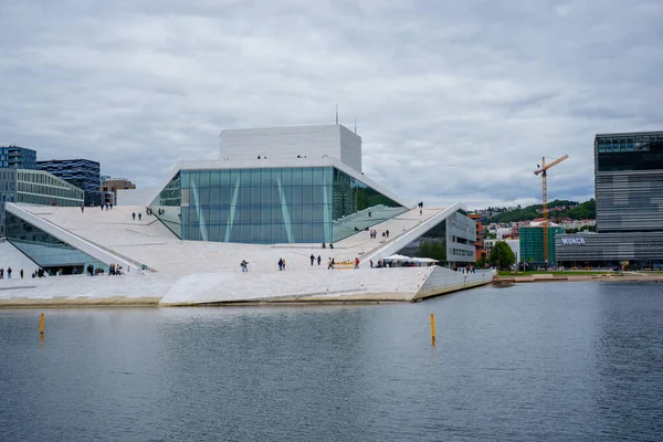 Zdjęcie Opery Oslo Norwegia — Zdjęcie stockowe