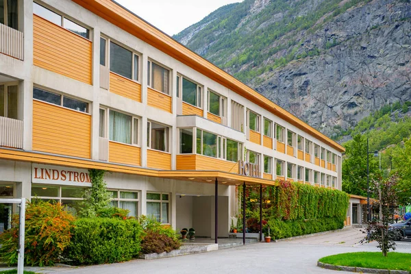 Lindstrom Hotel Street Lrdalsyri Noruega — Fotografia de Stock