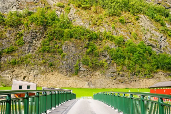 Puente Sobre Río Noruega — Foto de Stock