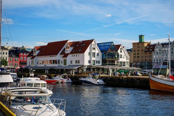 Marina Scene Bergen挪威 — 图库照片