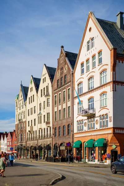 Bergen挪威的老建筑和客栈 — 图库照片