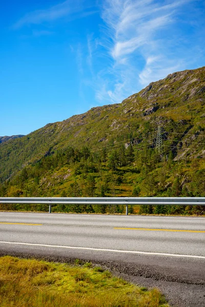 Autopista Montaña Norway Circa 2022 — Foto de Stock