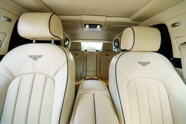 Fort Lauderdale Usa August 2022 Interior Photo Bentley Mulsanne Luxury — Stock Photo, Image