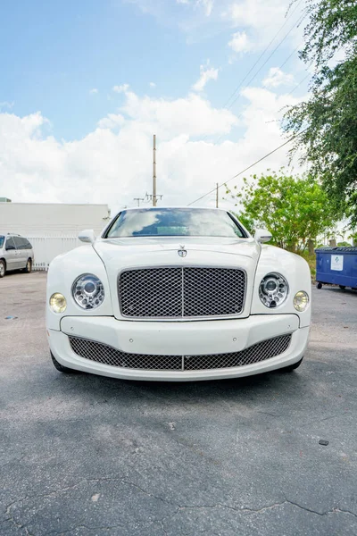 Fort Lauderdale Usa August 2022 Exterior Photos 2016 Bentley Mulsanne — Stock Photo, Image