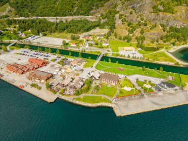 Flam Norveç 'in insansız hava aracı fotoğrafı