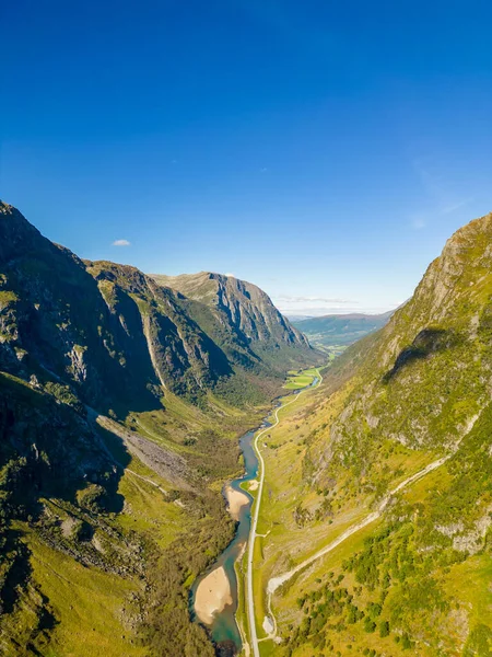 Mountain terrain in Norway