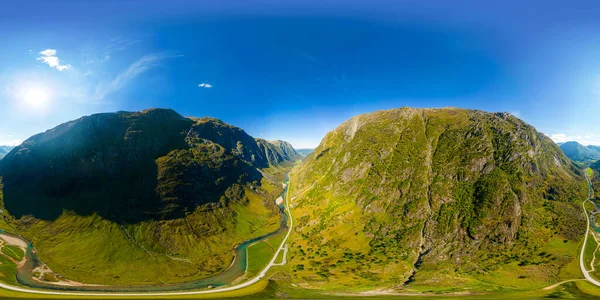 360 Tour Belas Montanhas Noruega — Fotografia de Stock