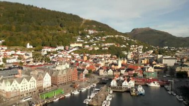 2022 dolaylarında Bergen Norveç 'in havacılık video kasabası