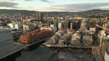 Oslo Norveç 'in merkezinde lüks konutlar