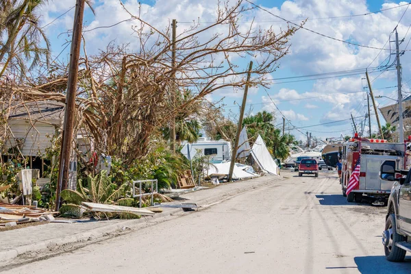 Fort Myers Usa Ottobre 2022 Quartieri Distrutti Dall Uragano Ian — Foto Stock