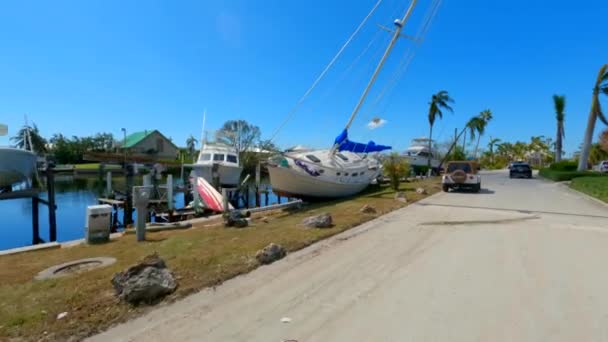Τυφώνας Ian Συνέπεια Στο Fort Myers — Αρχείο Βίντεο