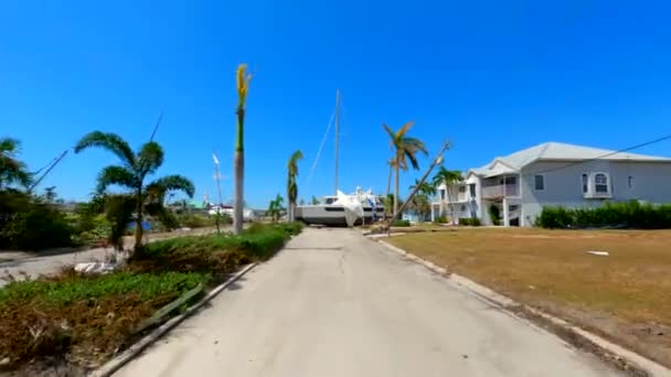 Vídeo Movimiento Tierra Fort Myers Huracán Ian Secuelas — Vídeos de Stock