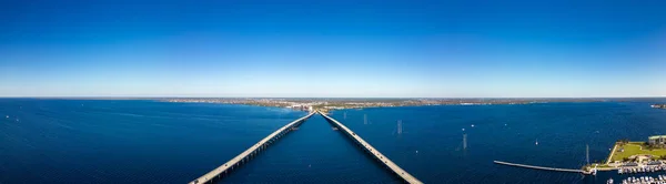 Luftbild Barron Collier Brücke — Stockfoto