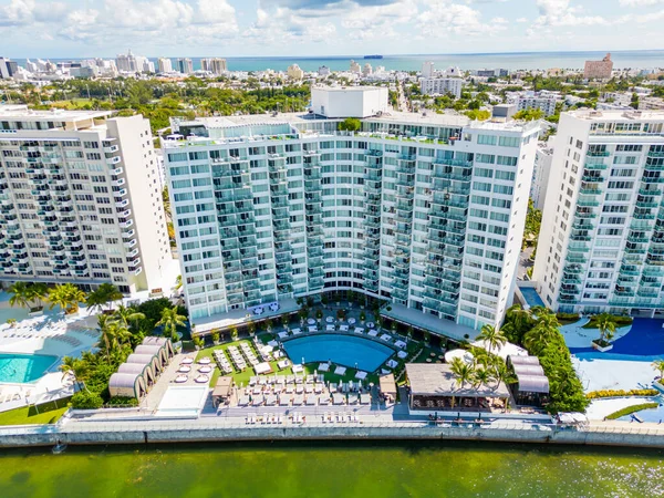 Αεροφωτογραφία Mondrian Miami Beach — Φωτογραφία Αρχείου