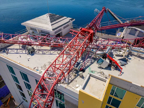 Port Charlotte Usa Жовтня 2022 Sunseeker Resort Charlotte Harbor Crane — стокове фото