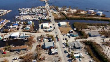 İHA teftiş görüntüleri: Matlacha Florida ABD Ian Kasırgası