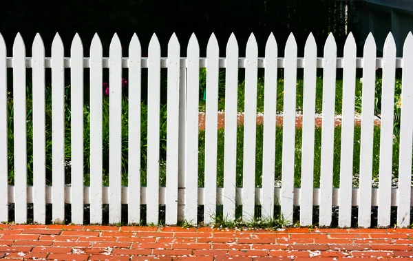 White fence — Stock Photo, Image