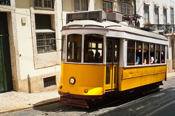 リスボンの路面電車 — ストック写真