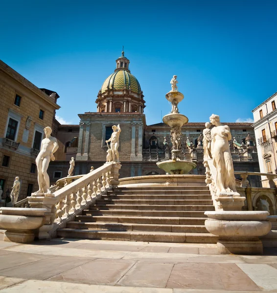 Piazza Pretoria — Φωτογραφία Αρχείου