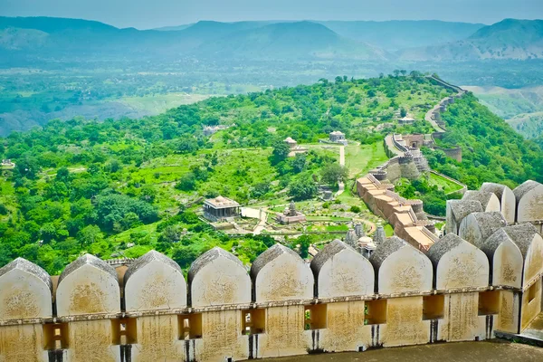 Kumbhalgarh Fort Ansicht — Stockfoto