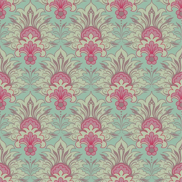 Vintage fondo victoriano sin costuras — Vector de stock