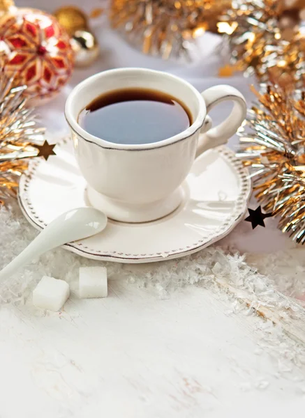 Taza de té de Navidad —  Fotos de Stock