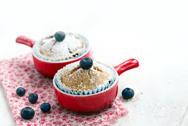 Cupcake Blaubeere — Stockfoto