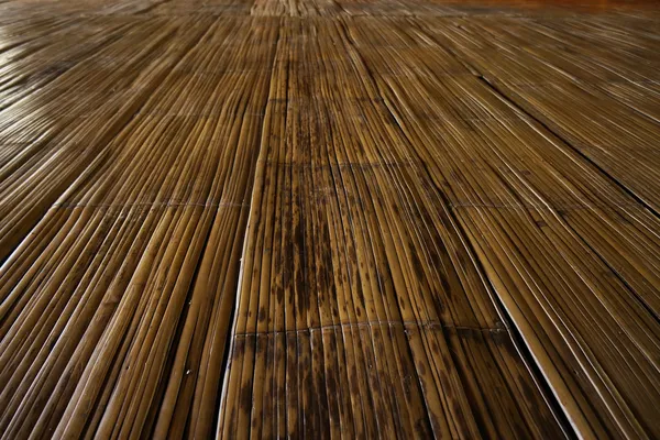 Piso de bambu tradicional — Fotografia de Stock