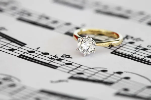 Solitaire nişan yüzüğü