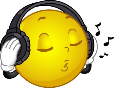 müzik sevgi dolu gülen