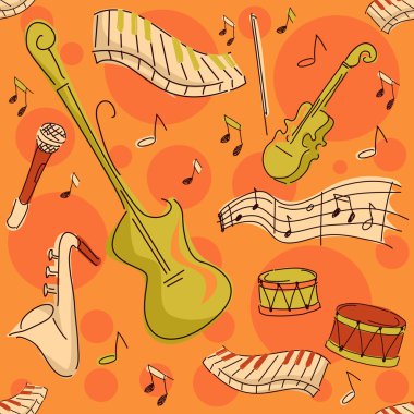 müzik aletleri arka plan