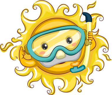 Güneş snorkeler
