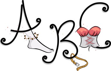 girly alfabesi