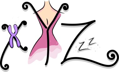 girly alfabesi