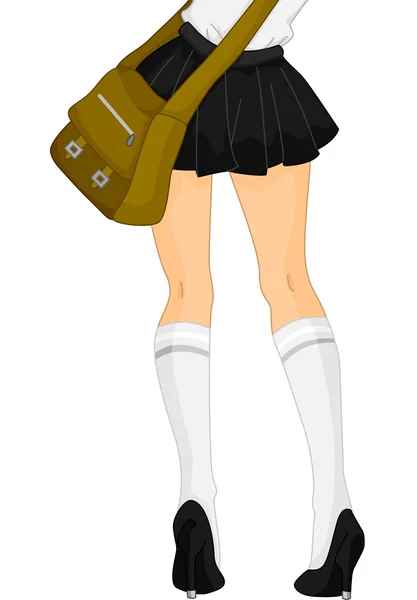 School Girl Legs — Stock Photo, Image