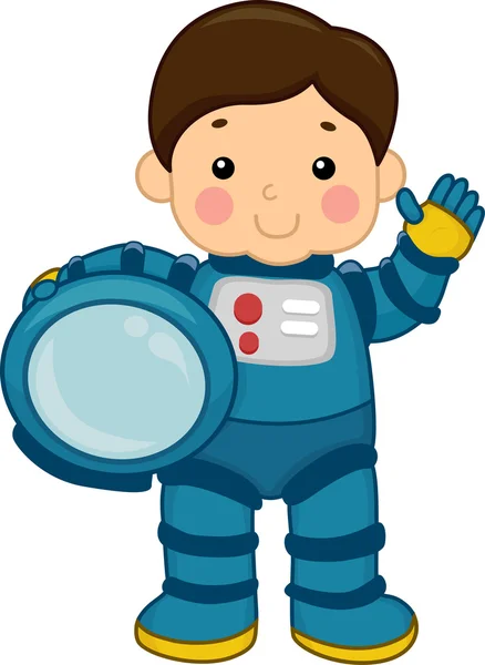 Astronaut jongen — Stockfoto