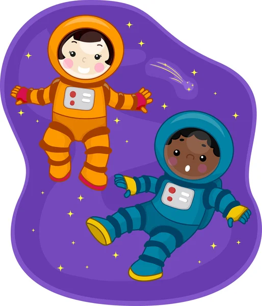 Дети космоса — стоковое фото